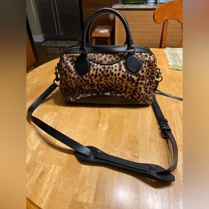 REBECCA MINKOFF LEOPARD HANDBAG